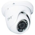 Camera de supraveghere TVT TD-7514TSL, TVI, Dome, 1MP 720P, CMOS OV 1/4 inch, 2.8mm, 30 LED, IR 20m, carcasa metal