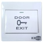 Accesoriu control acces KrugTechnik Buton iesire KPBM6, Plastic, Cutie montaj inclusa